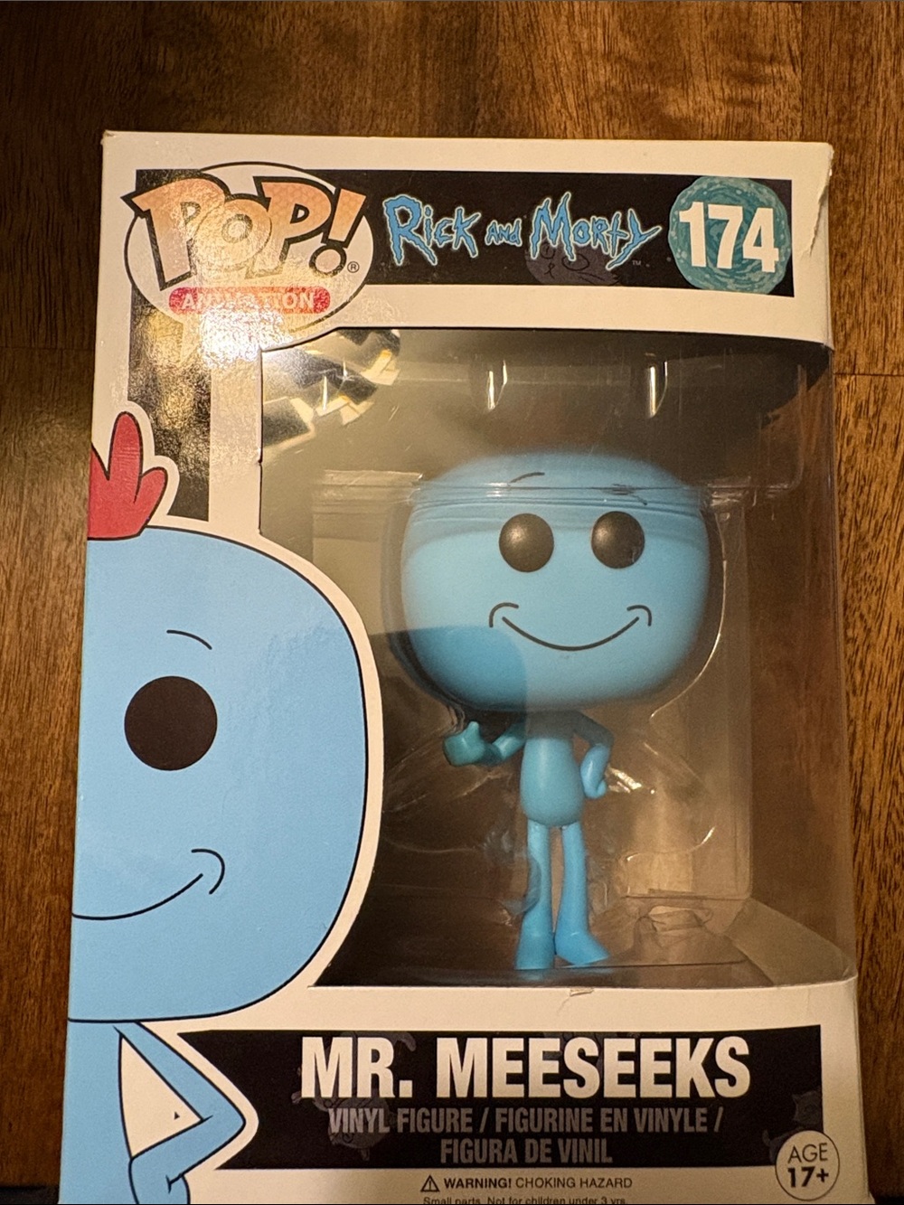 Funko Mr. Meeseeks Vinyl Figure - Light Blue